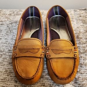 Tommy Hilfiger Eden Medium Brown Nubuck Loafer